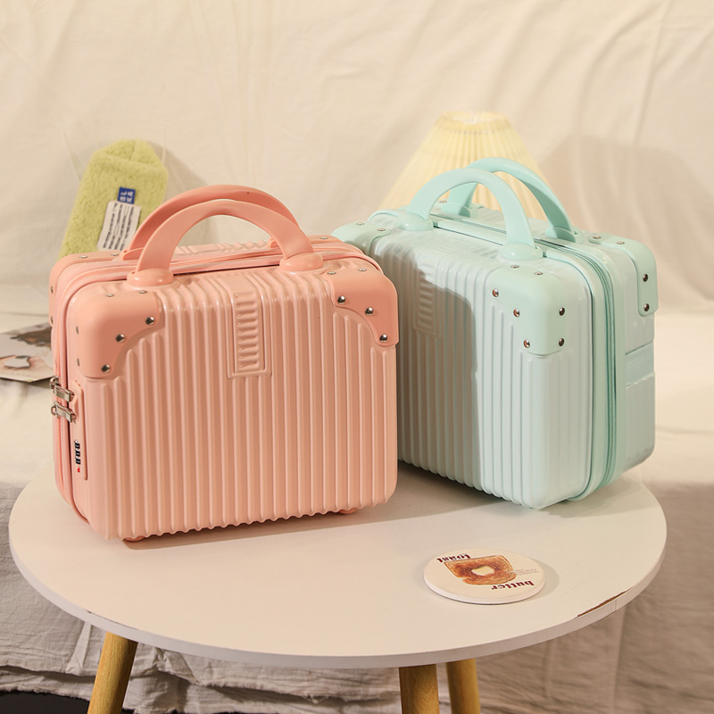14寸化妆包女便携式收纳包公司礼品轻便行李旅行手提箱可定制LOGO