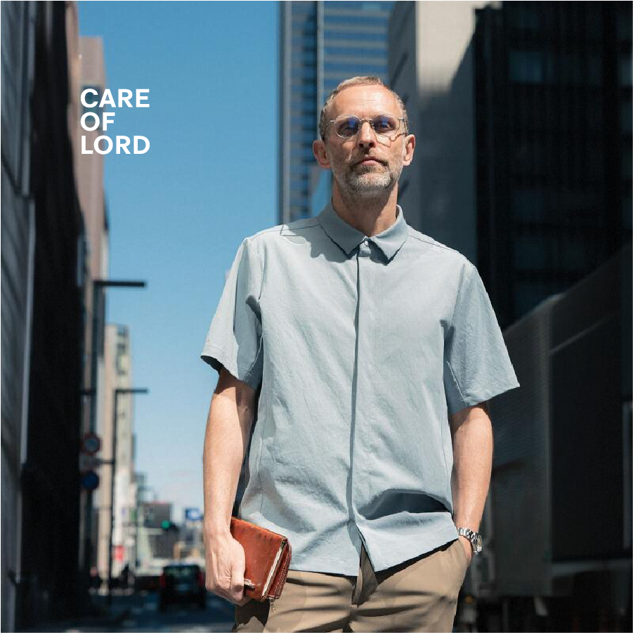 CAREOFLORD 领航员系列 夏季男士棉感抗皱短袖商务休闲纯色衬衫