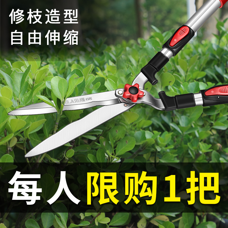 德国进口园艺大剪刀果树枝花园草坪修枝剪日本园林绿化工具绿篱剪