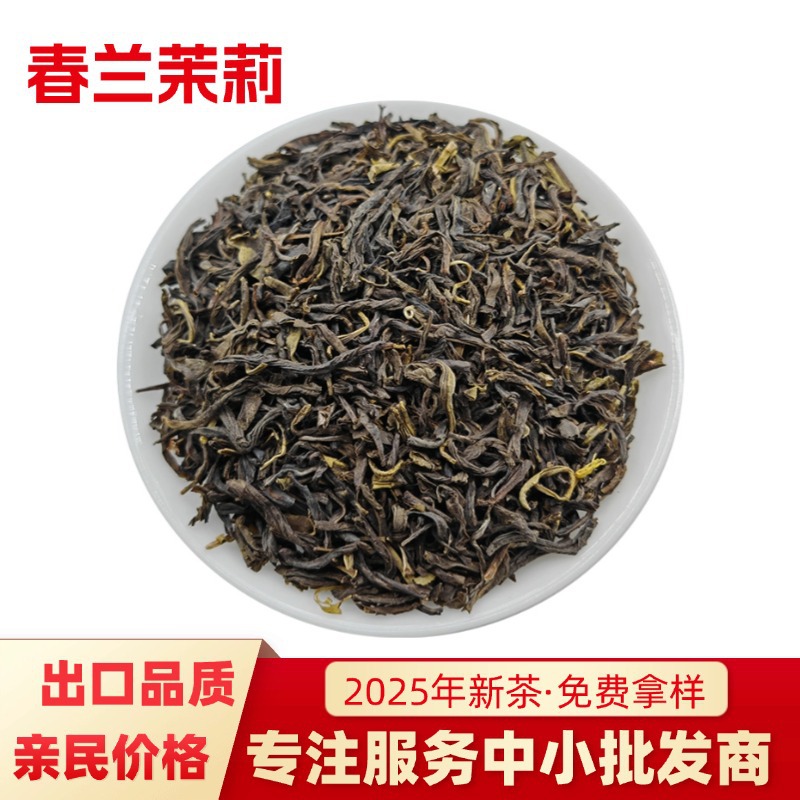广西横县春兰茉莉散装茉莉雪芽浓香型毛尖花茶茉莉花茶厂家批发
