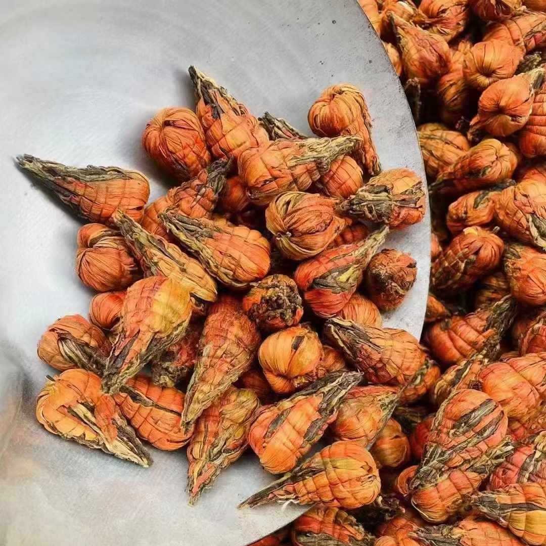 云南凤庆滇红茶花茶百合宝塔菊花绣球龙珠金芽蜜香手工茶500克
   1斤