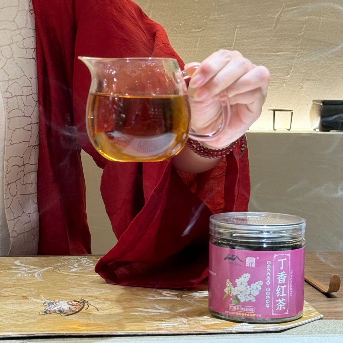 丁香红茶长白山丁香茶厂家批发嫩叶花茶60g罐装新茶诚招代理
