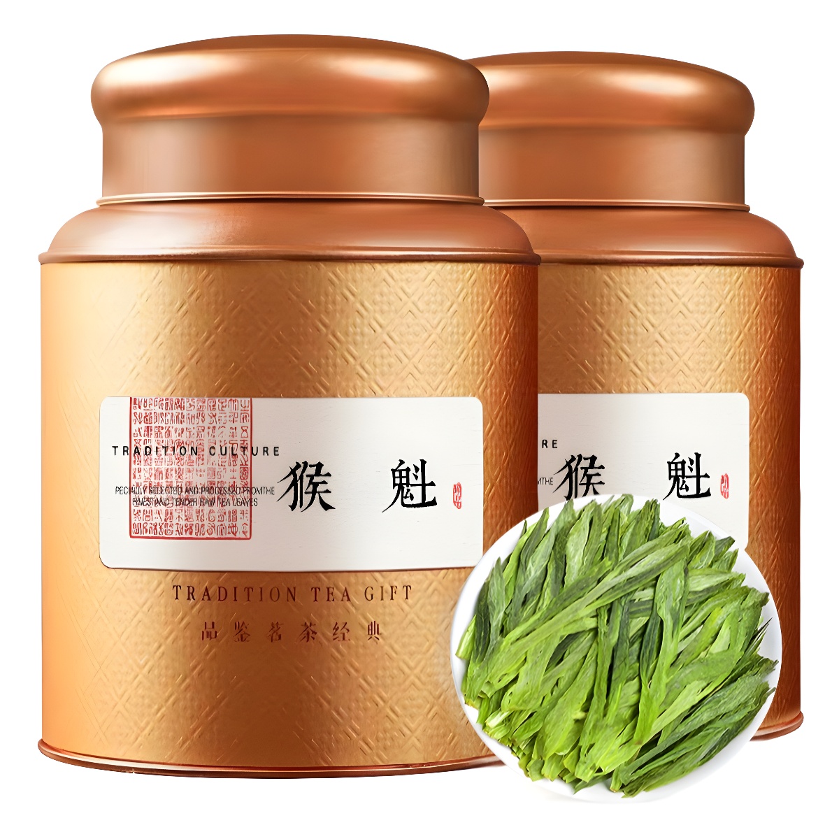 2025明前春茶新茶布尖猴魁特级猴魁绿茶安徽自己喝500g特惠
