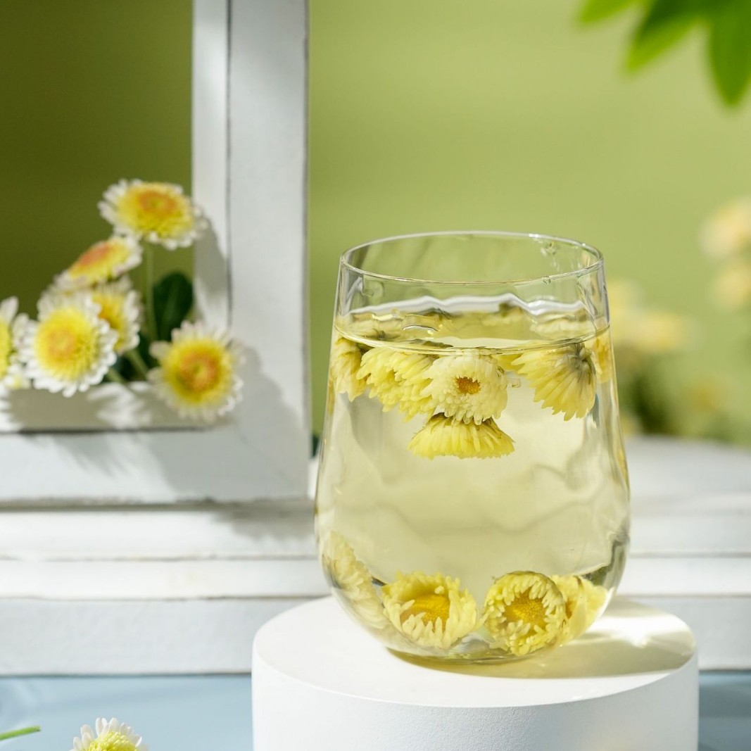 艺福堂厂家直发花茶胎菊批发菊花茶干花食用级泡茶250克
