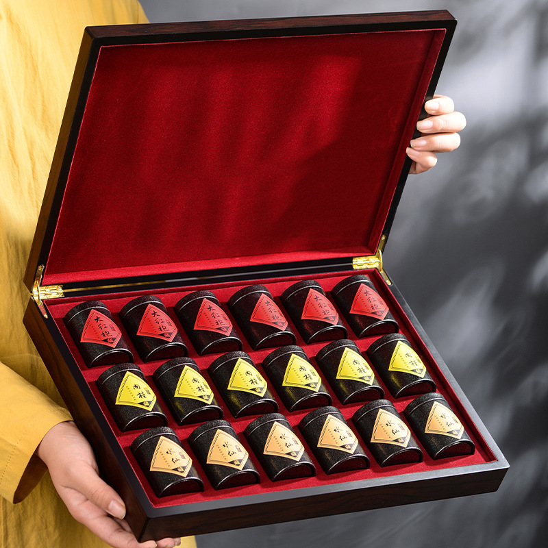 武夷岩茶大红袍肉桂水仙茶叶礼盒装礼品过年送礼年货可印logo
1盒