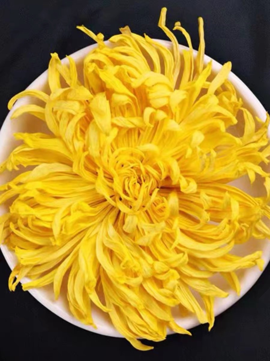 金丝皇菊一朵一杯大菊花贡菊花茶搭配枸杞玫瑰花蒲公英组合茶养生     2克
    