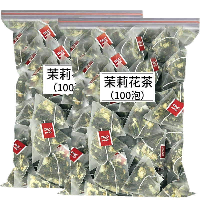 量贩装茉莉花茶绿茶花茶组合三角包茶饮奶茶店用浓香型茉莉花茶
    1包