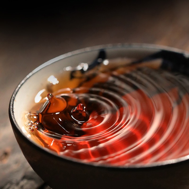 普洱茶熟茶饼祥和老班章古树普洱云南七子饼茶陈年熟普洱茶叶357g      1饼
