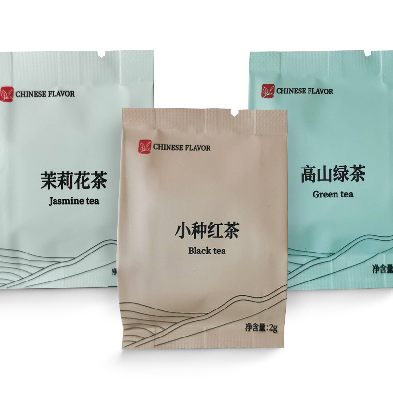 酒店红茶绿茶茉莉客房用茶便宜正山小种独立包装立体原叶袋泡茶
1000袋