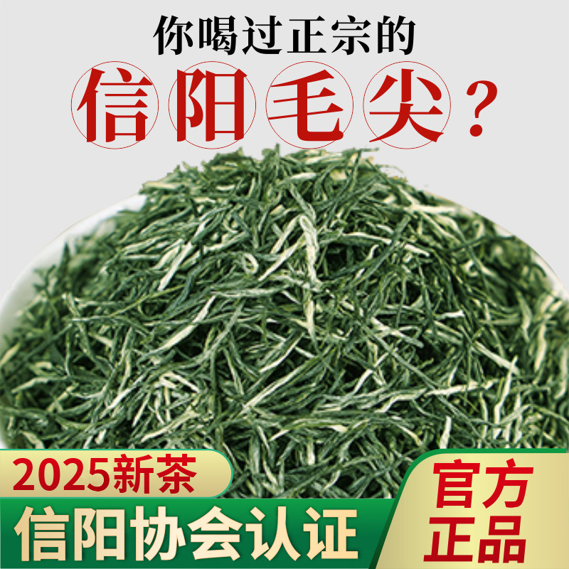 绿茶散装信阳毛尖2025新茶雨前毛尖源头批发特级高山绿茶叶送礼
1斤