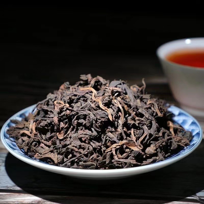 云南普洱熟茶茶叶正宗勐海陈香普洱散装木桶礼盒装 500g
 1盒