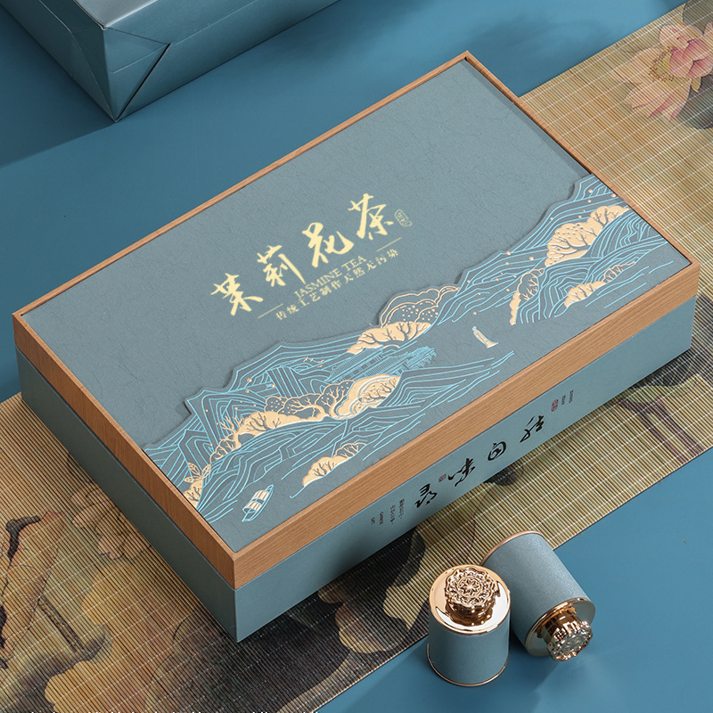 茉莉花茶飘雪2025新茶精美高档茶叶礼盒装茶浓香型厂家直销批发
1盒