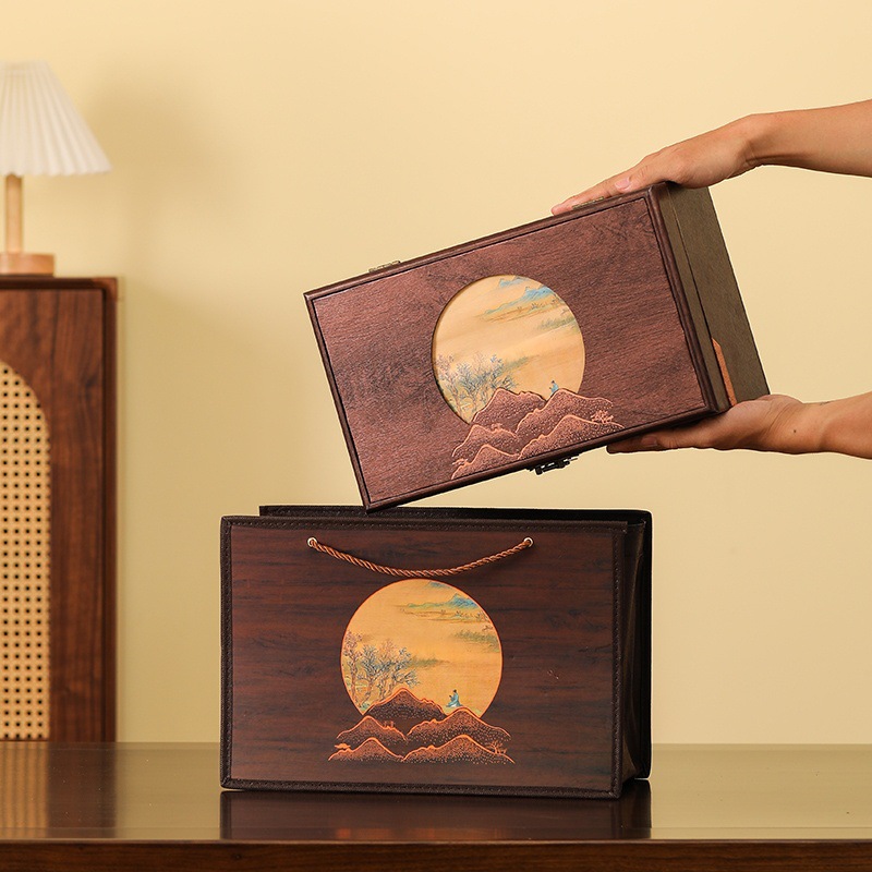 武夷山岩茶浓香型高山大红袍茶叶瓷罐礼盒装春节送礼佳品原产名茶   1件
