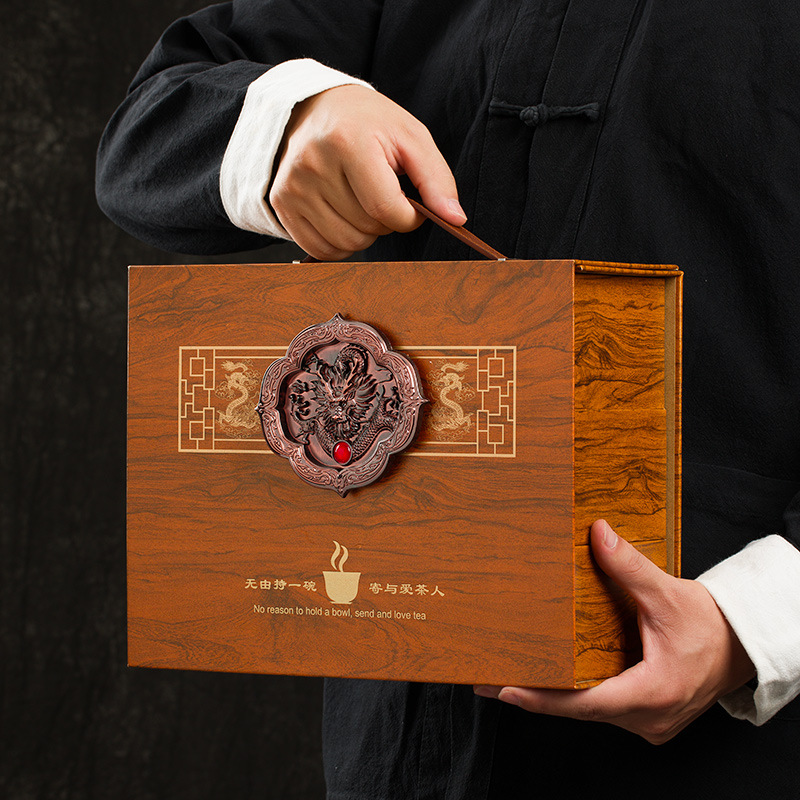 五大名茶金骏眉正山小种大红袍铁观音多种茶叶组合礼盒装节日送礼   1件
