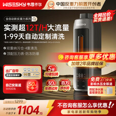WISESKY韦思卡尔全自动款反重力前置过滤器超12T流量全屋家用自动清洗防爆防冻净水器 WSP-85-80T Pro