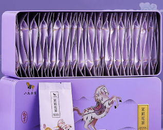 八马茶业茉莉花茶泡水