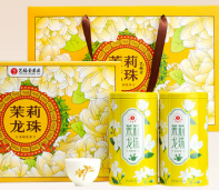 艺福堂茶叶礼盒装茉莉龙珠浓香型特级茉莉花茶
