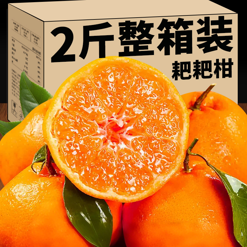 四川春见耙耙柑新鲜水果当季整箱正宗粑粑柑橘丑八怪蜜橘桔子丑柑