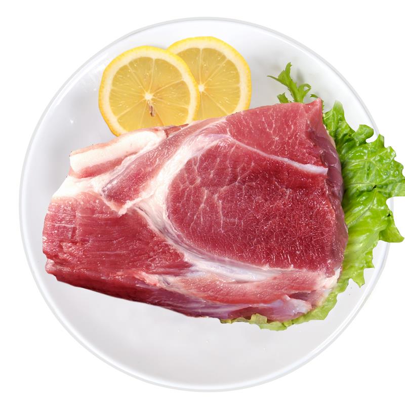 金锣 国产猪前腿肉500g 冷冻带膘猪腿 猪肉生鲜 前尖